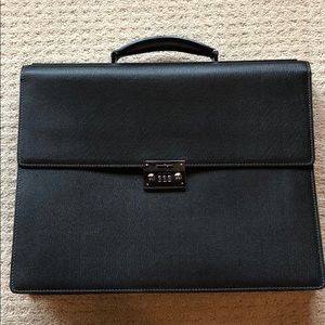 Salvatore Ferragamo Briefcase with dust sleeve